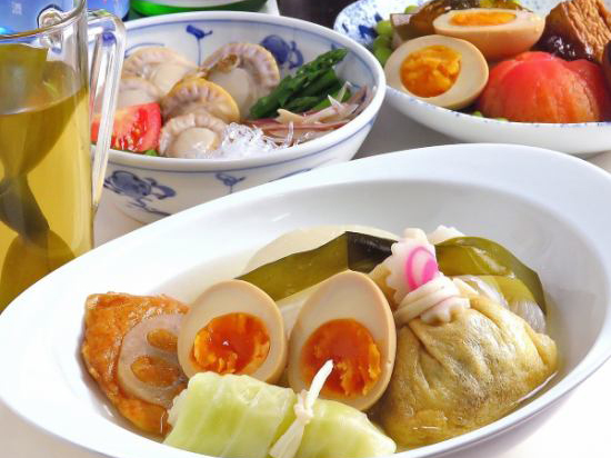 おでんといわな骨酒「和み」のセンキョ割イメージ