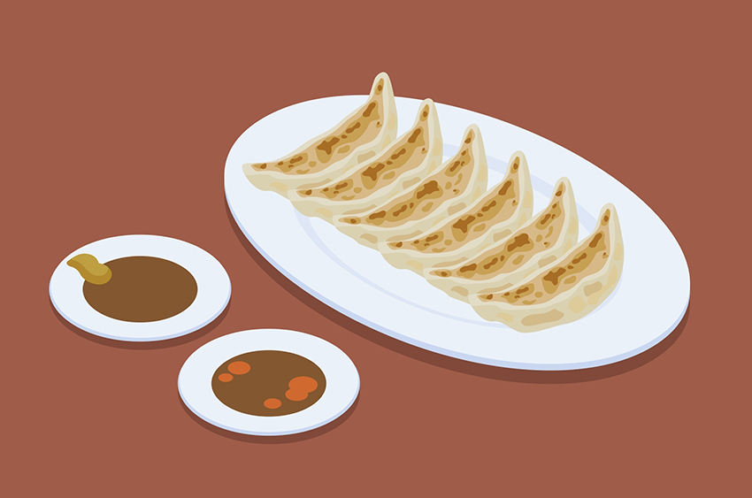 ギョーザ屋さんのセンキョ割イメージ