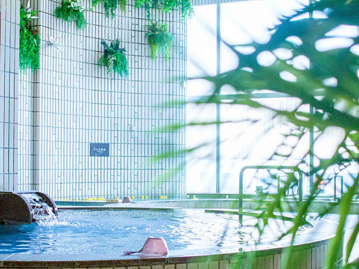 おふろcafé ハレニワの湯のセンキョ割イメージ